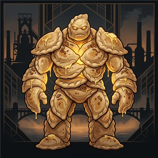 Pierogi Golem tee art